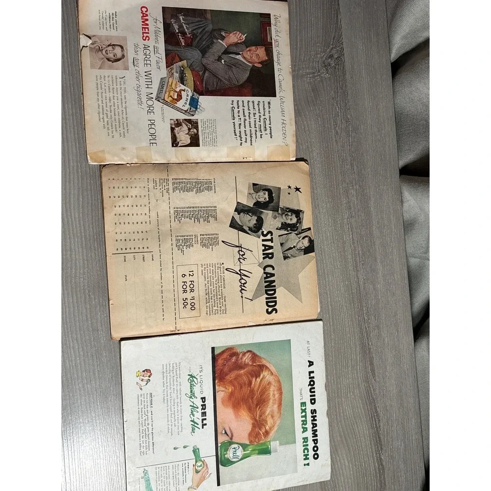 Vintage 1950s Movie Magazine Lot Photoplay Modern Screen Movie Debbie Reynolds